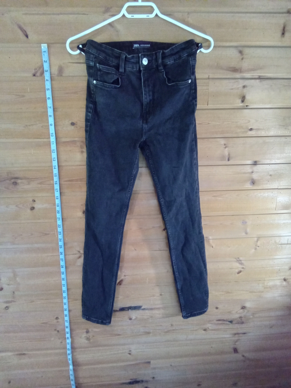 Zara Teen S8ze 4. Washed Black Skinny Jeans